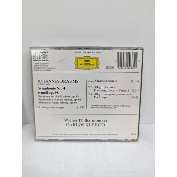 Brahms Symphonies Lot of 3 Multiple Orchestras and Conductors Read Description - Picture 7 of 7